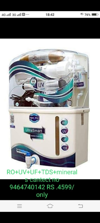 Aqua Nexe uploaded by Adarsh RO water purifier sell & service patiala on 4/20/2023