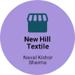 Business logo of new Hill textile