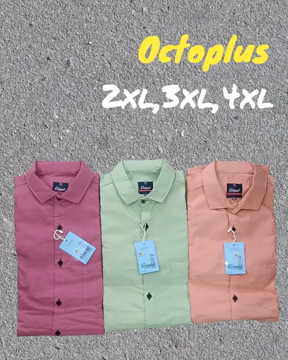 Octoplus big size shirts uploaded by HANJARI TEXTILE on 5/30/2024