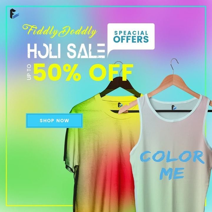 Post image You know what's a good combination? FUNKY PRINTS + HOLI SALE

What are you waiting for? Call us/DM us  to grab yours now! 
PHONE / WHATSAPP : 7678075166
EMAIL: vyomifyfashiontech@gmail.com
