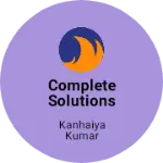 Business logo of Complete solutions