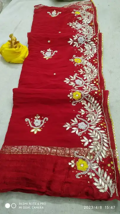 New launched  💞💞👆

Pyore jorjat sattin Handwork saree

🌀Pyore jorjat Sattin Patta Fabric

🌀All  uploaded by Gotapatti manufacturer on 4/21/2023