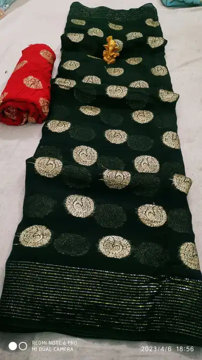 presents  Summer special saree

*beautiful color combination Saree for all ladies*

👉keep shopping  uploaded by Gotapatti manufacturer on 4/21/2023