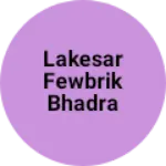 Business logo of Lakesar fewbrik bhadra