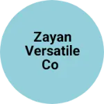 Business logo of Zayan Versatile Co