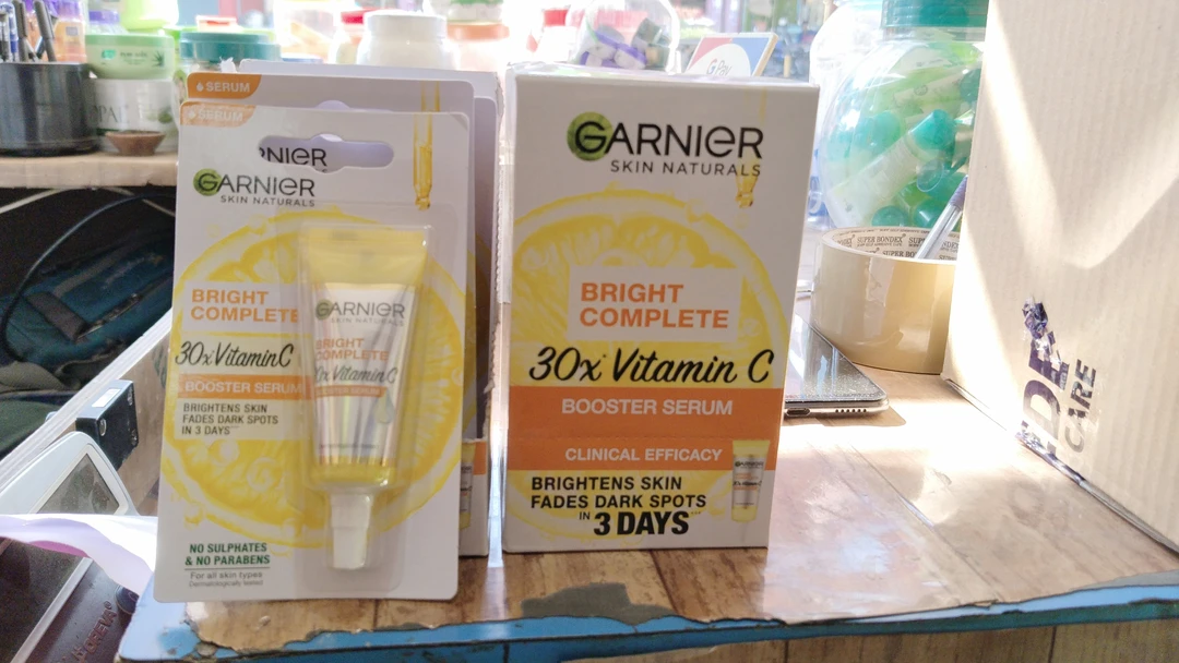 Garnier bright complete vitamin c face serum  uploaded by business on 4/21/2023