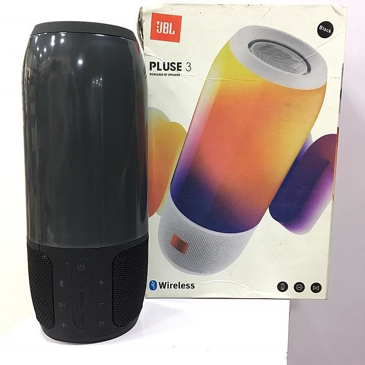 JBL
Pluse 3 Model
7A QUALITY Sound Quality Awesome
Only Black Color Available
 uploaded by business on 7/11/2020
