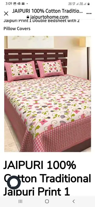 Cotton bedsheets uploaded by MEEJOYA JAIPUR on 4/21/2023