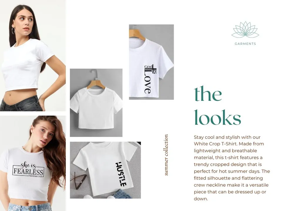 Post image Crop top with digital print with best rate