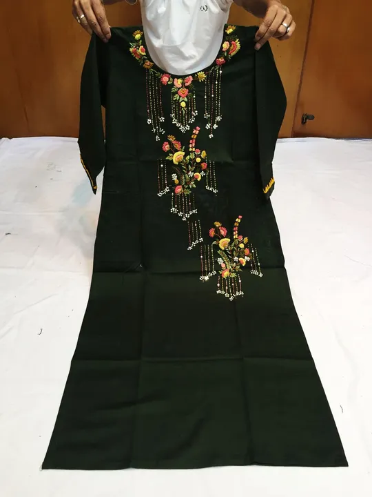 Post image PURE COTTON KURTI WITH HAND EMBROIDERY AND RESHAM BULLION WORK SIZE L,XL,XXL(40,42,44)

Price- 850+ Shipping
