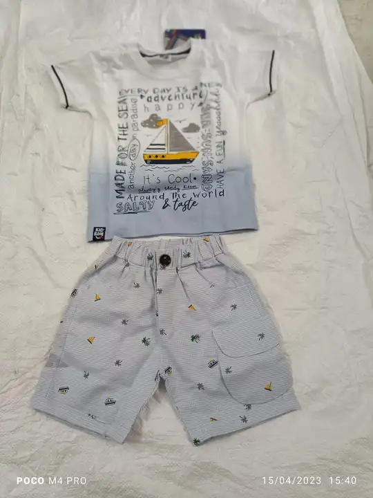 Boys Shorts Set uploaded by Qute Fashion on 4/21/2023