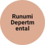 Business logo of Runumi Depertmental store