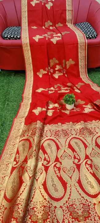 Butterfly 🦋 Soft Silk Sharee uploaded by Maa Kali Sharee Center on 4/21/2023