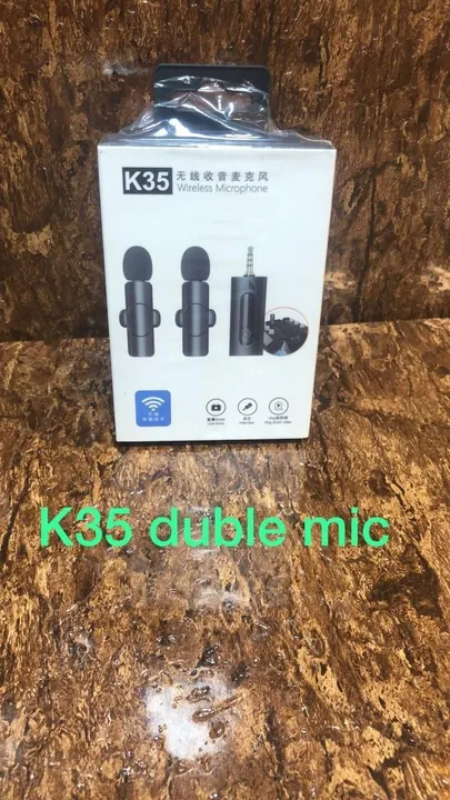 *K35 Duble mic Coller mic available* uploaded by Gajanand mobile Accessories hub on 6/2/2024