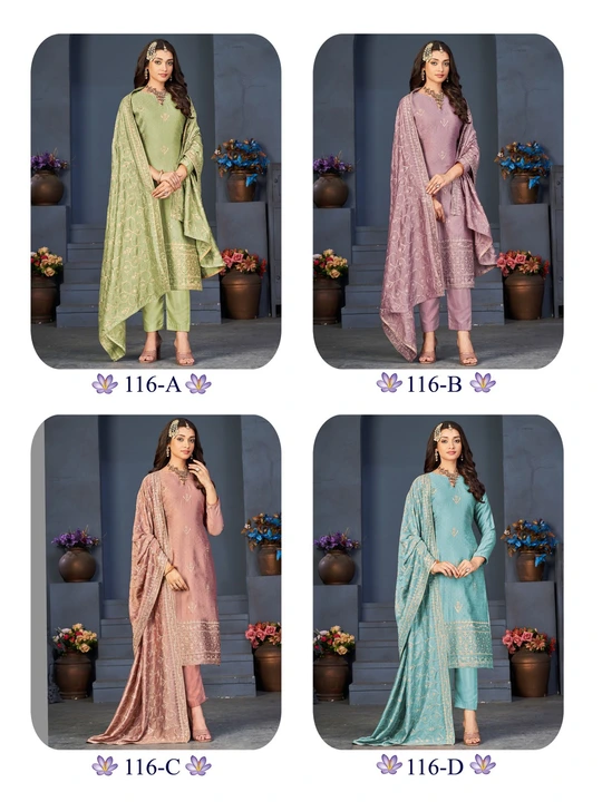 *New Launch Catalog*
Catalog : Riona

Fabric Details :- 
Top  fabric :- Dola
Bottom Fabric : Heavy R uploaded by Aanvi fab on 4/21/2023