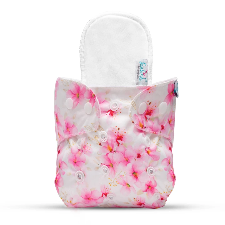 Seabird cloth diapers for babies with adjustable size 3 months to 3 years baby uploaded by MANVI WELLNESS INDIA PVT. LTD. on 4/21/2023