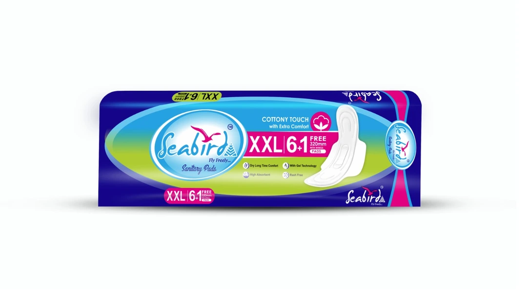 Seabird 280mm ultrathin sanitary pad uploaded by MANVI WELLNESS INDIA PVT. LTD. on 4/21/2023