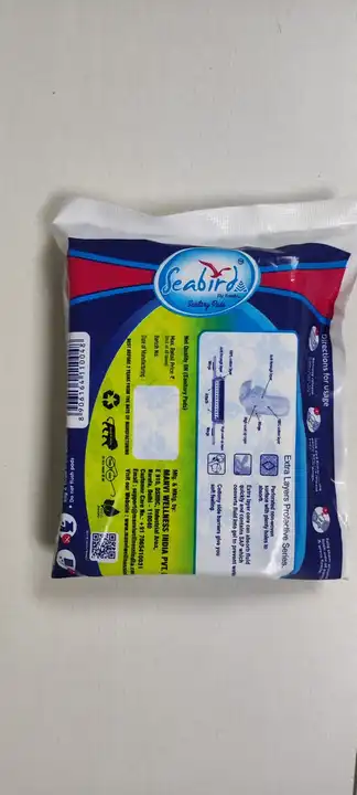 Seabird 280mm trifold packing sanitary pad uploaded by MANVI WELLNESS INDIA PVT. LTD. on 5/30/2024