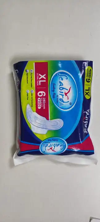 Seabird 280mm trifold packing sanitary pad uploaded by MANVI WELLNESS INDIA PVT. LTD. on 4/21/2023