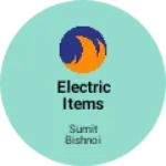 Business logo of Electric items