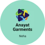 Business logo of Anayat garments