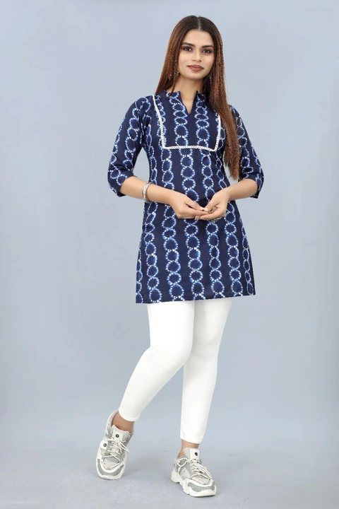 Cotton short kurti  uploaded by Priya fashion on 4/21/2023