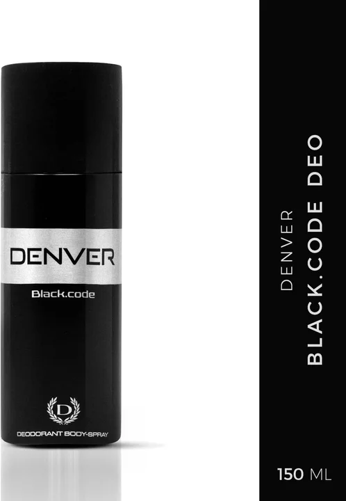 DENVER Black Code Deo - (150ML) | Long Lasting Deodorant Body Spray for Men

 uploaded by Fashion Avenue Kolkata on 4/21/2023