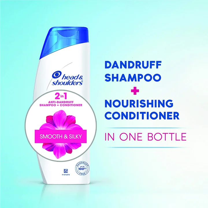 Head & Shoulders Smooth and Silky 2-in-1 Shampoo + Conditioner, 340ml

 uploaded by Fashion Avenue Kolkata on 4/21/2023