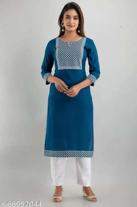 High quality Embroidered Rayon Kurti uploaded by ShubhMangal Silk Mills on 4/21/2023