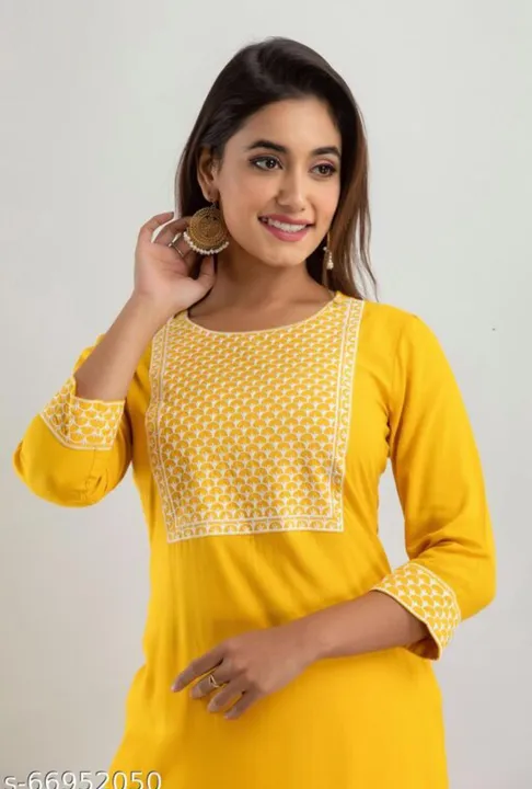 High quality Embroidered Rayon Kurti uploaded by ShubhMangal Silk Mills on 4/21/2023