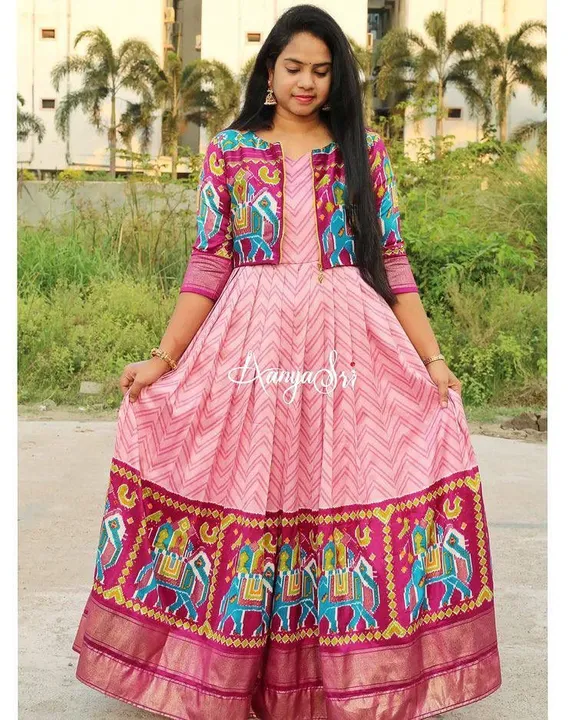 Anarkali dress uploaded by Aaradhya fashion on 4/21/2023