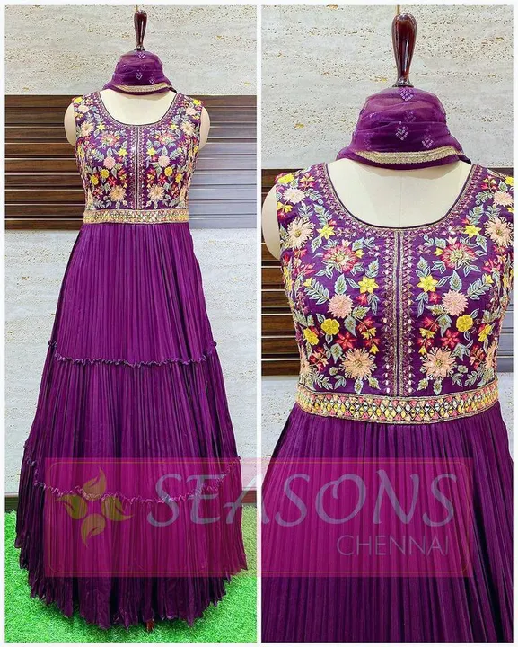 Anarkali dress uploaded by Aaradhya fashion on 4/21/2023