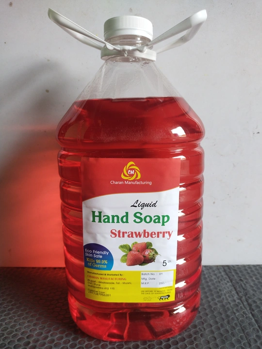 Hand Wash Strawberry Flavour  uploaded by Charan Manufacturing on 4/21/2023