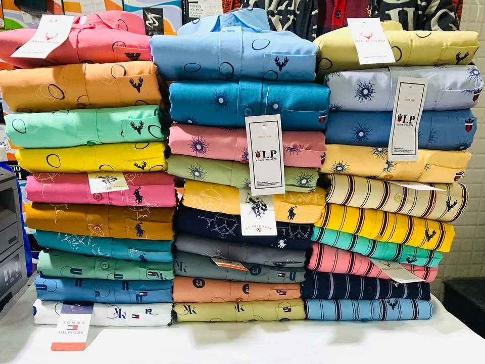 Multi brand cotton shirts uploaded by VARDHAK COLLECTION  on 4/21/2023