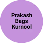 Business logo of Prakash bags kurnool