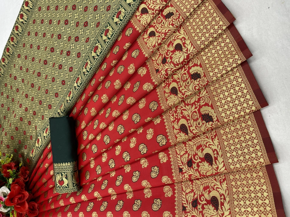 Kota Silk Contrast Pallu uploaded by UK Weaving on 4/21/2023