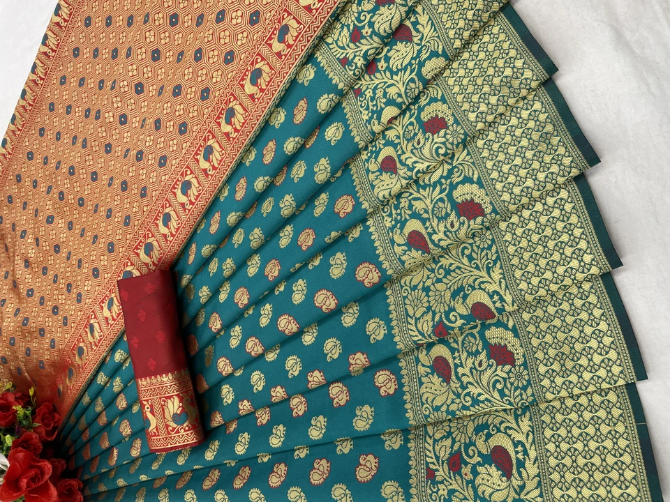 Kota Silk Contrast Pallu uploaded by UK Weaving on 4/21/2023