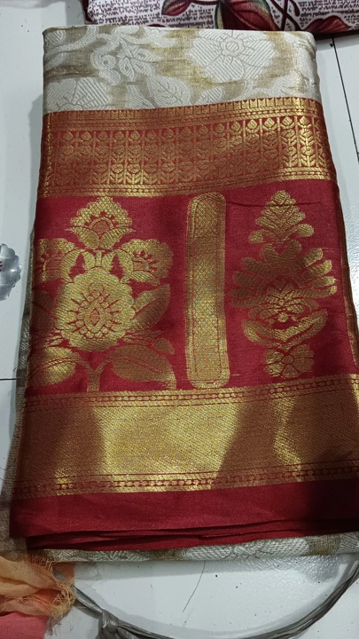 Jkat organza  uploaded by Maha Laxmi textile on 4/21/2023