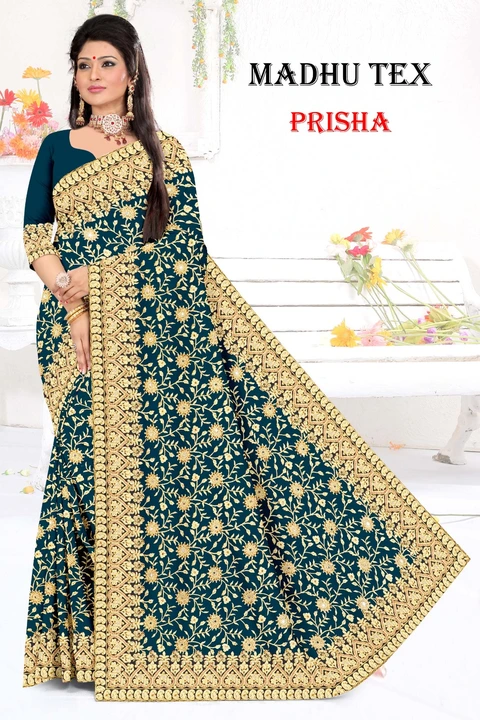 Prisha catlog Saree  uploaded by Madhu Textile  on 4/21/2023