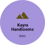 Business logo of Kayra handlooms