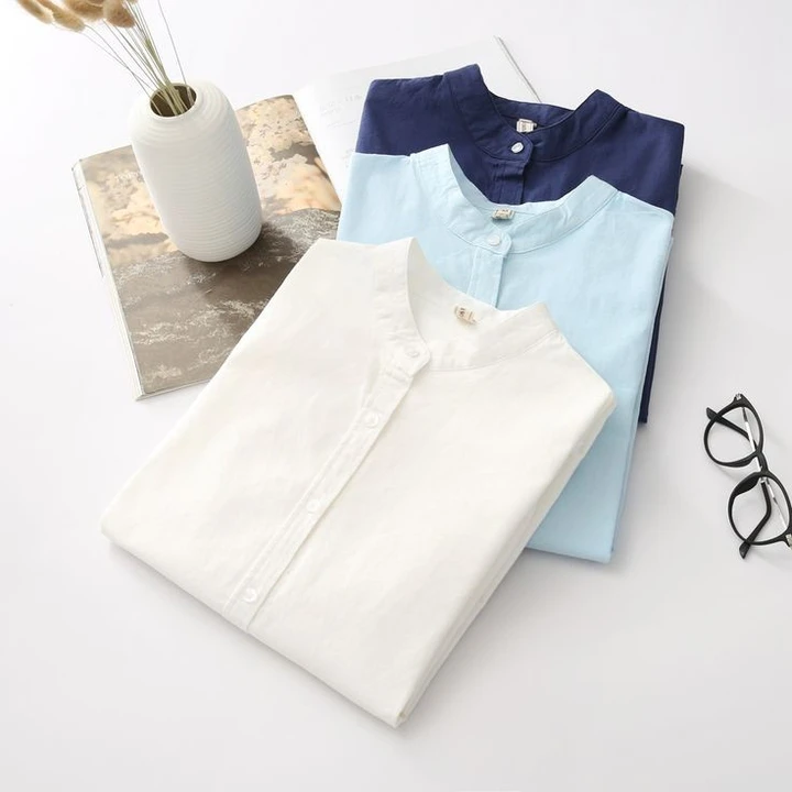 Linen shirt uploaded by Romaresh fabric would pvt Ltd on 4/21/2023