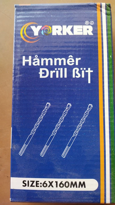 Yorker Hammer drill bit 6x160 uploaded by Gupta hardware on 4/21/2023