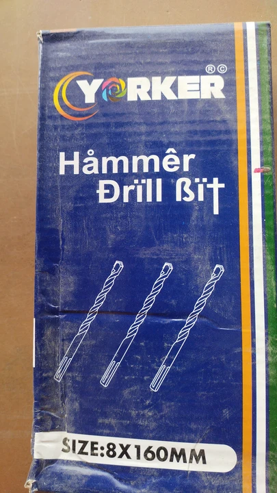 Yorker Hammer drill bit 8x160 uploaded by Gupta hardware on 4/21/2023