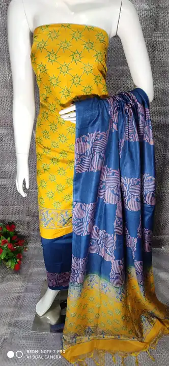 Chanderi silk suits  uploaded by WeaveMe India on 5/9/2024