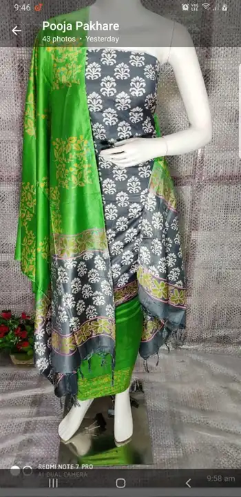 Suits silk uploaded by WeaveMe India on 4/21/2023