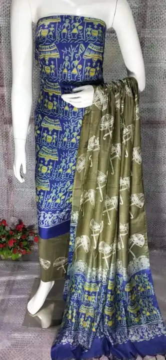 Chanderi silk suits  uploaded by WeaveMe India on 5/20/2024