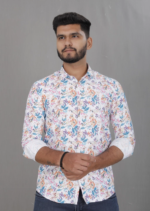 Men's printed party wear shirt,  uploaded by SARVMIDAM on 4/21/2023