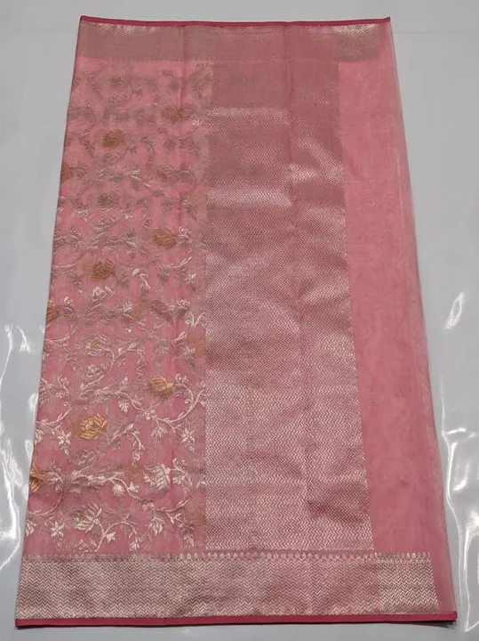 CHANDERI traditional handwoven pure Pattu silk saree  uploaded by WEAVER'S ORIGIN silk and Sarees on 4/21/2023