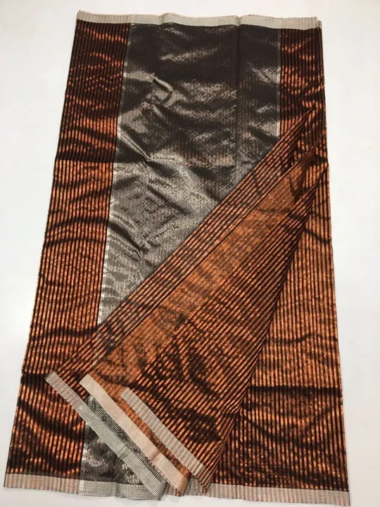 CHANDERI traditional handwoven pattu silk saree  uploaded by WEAVER'S ORIGIN silk and Sarees on 4/21/2023