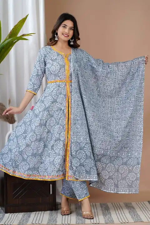 A- Line suit uploaded by Jaipuri Fashion Point  on 5/28/2024